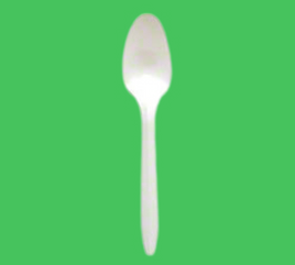 Teaspoons - Flexible White Polypropylene